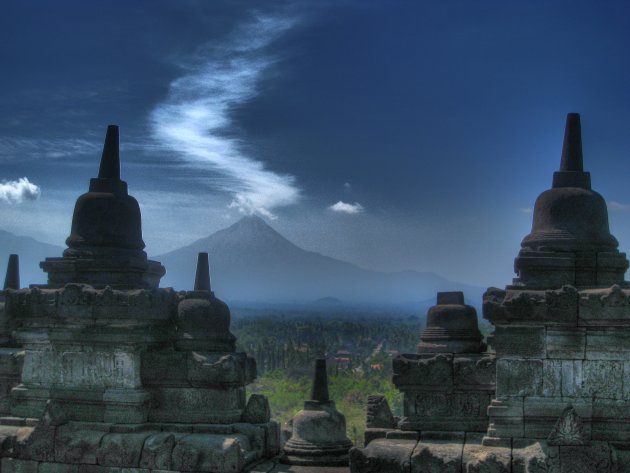 Op de Borobudur