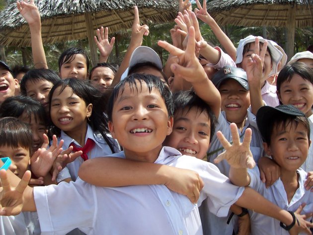Vietnamese schoolkinderen