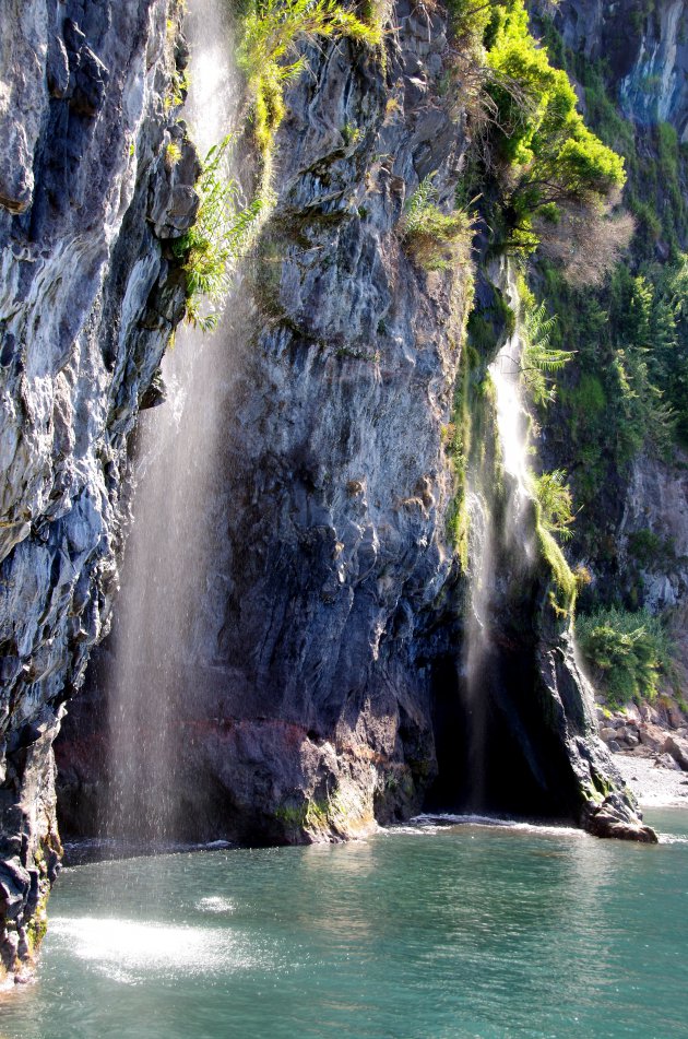 Vallende nevel in Madalena do Mar