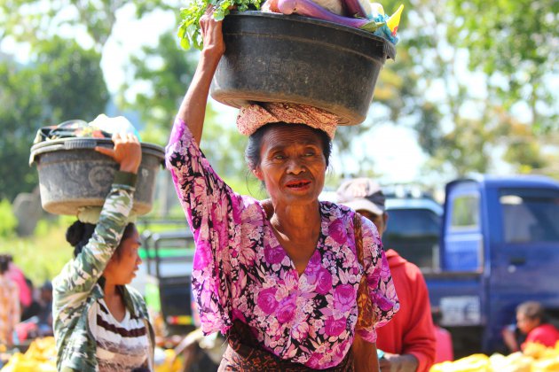 'Hard werken op de markt'