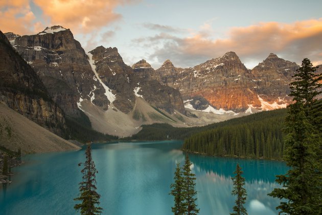 zonsopkomst Moraine Lake