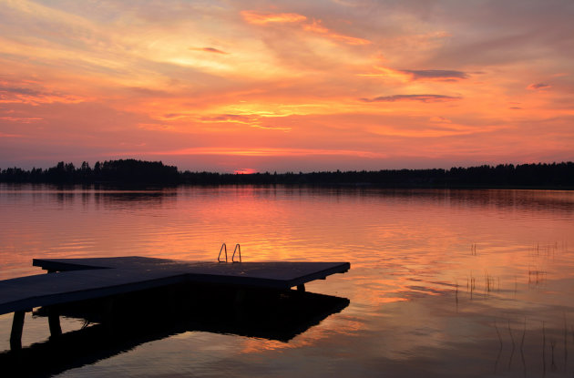 Sunset in Vuokatti