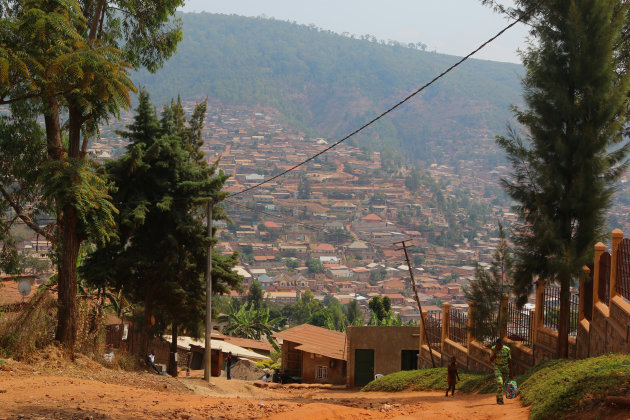 Kigali wandelend verkennen