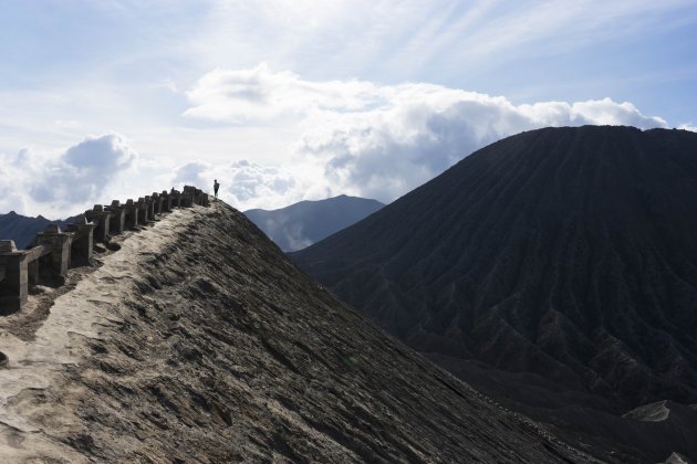 Alleen op de Bromo!