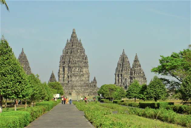 Hindoe Tempel Prambanan.