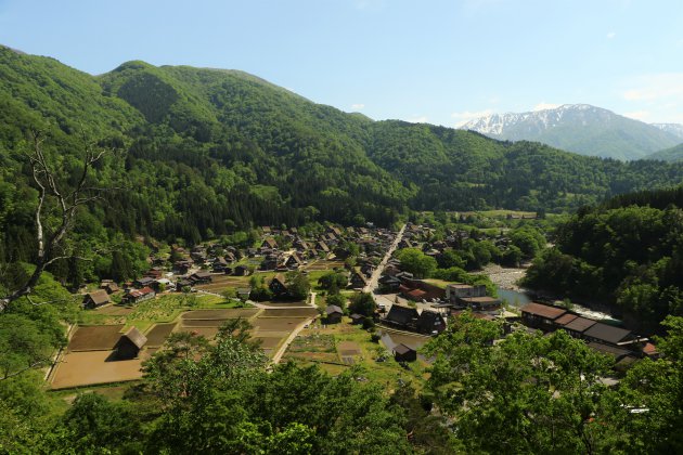 Uitzicht over Ogimachi