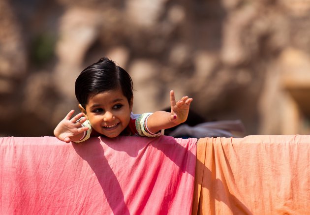 De 'opgemaakte' kindjes van India