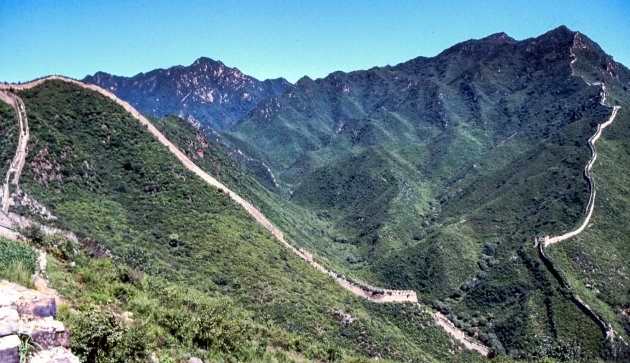 De slingerende Chinese muur