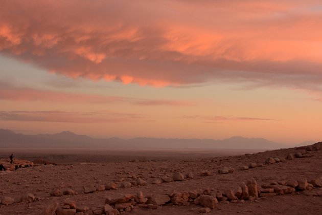 Laatste licht over Valle de la Luna