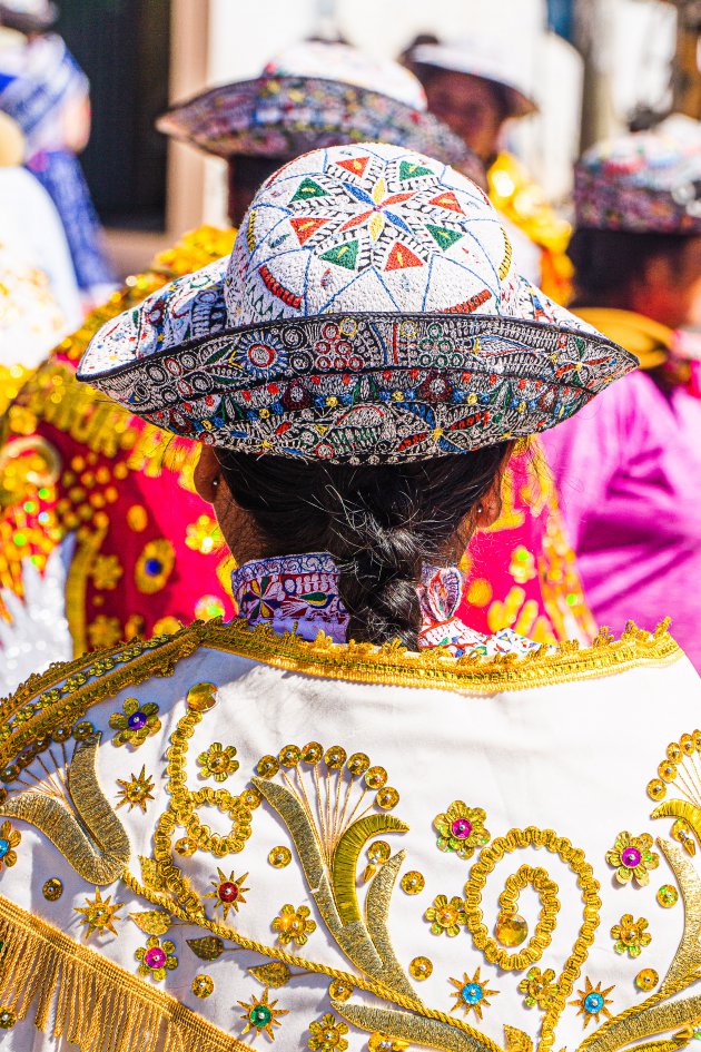 Kleurrijk feest boven in de Colca Canyon