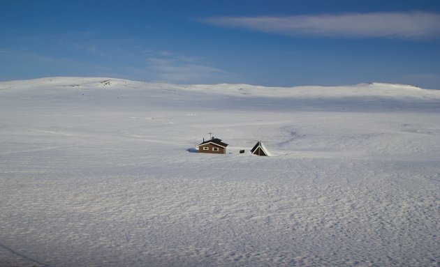 Noorwegen in de winter.