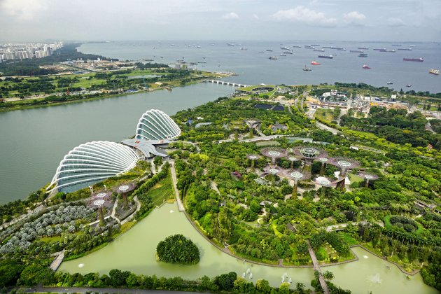 Singapore from above