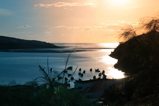 De baai bij Moulay Bousselham