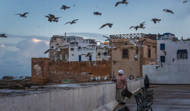 Regen in Essaouira