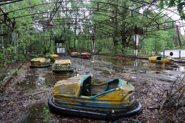 Het verlaten pretpark van Pripjat