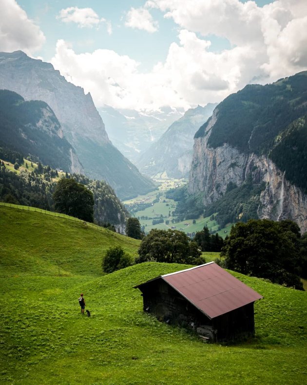 Vallei bij Lauterbrunnen