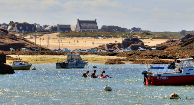 Plezier in de baai van Trégastel