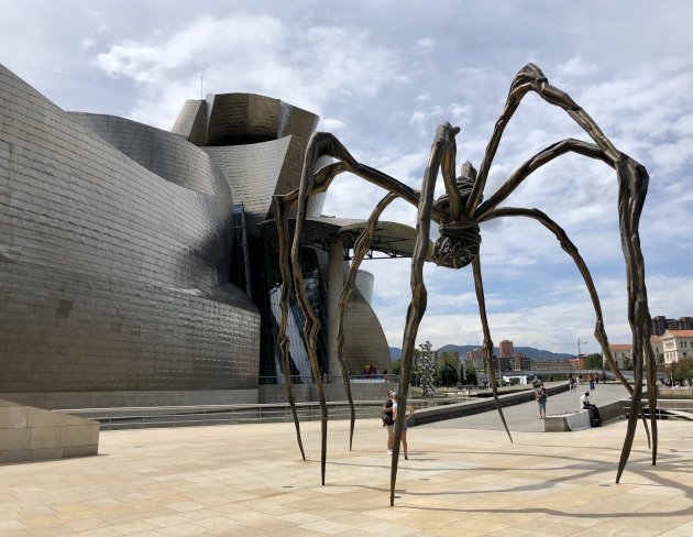 De spin bij Guggenheim Bilbao