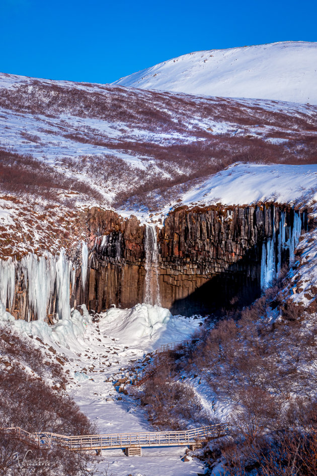 Svartifoss "De Zwarte Waterval"