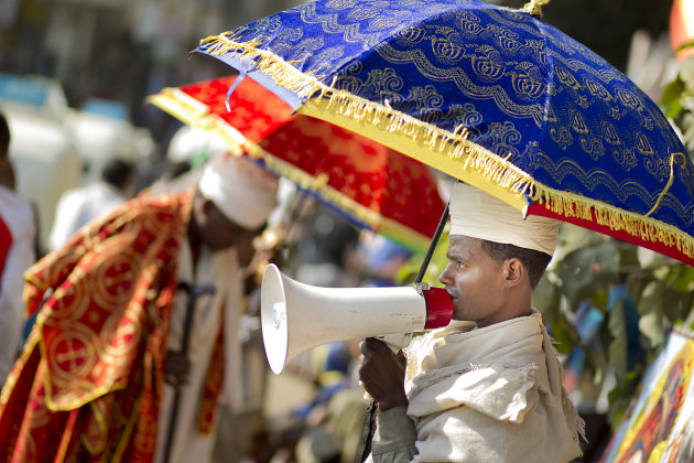 Ethiopië Gondar Priesters