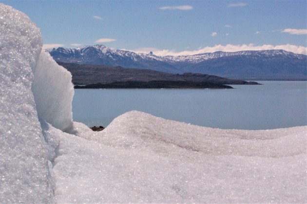 wandelen over Glacier Viedma