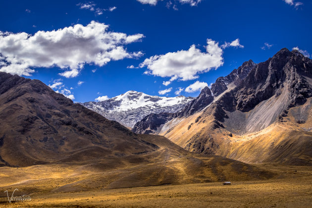 Een panorama onderweg van Puno naar Cuzco