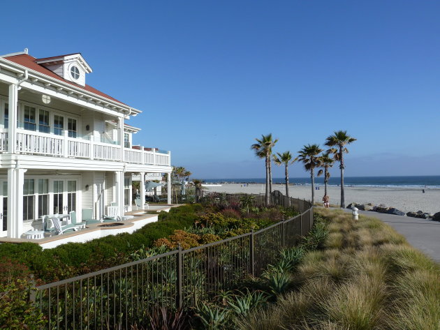 Coronado Island bij San Diego, wat zou ik hier graag een keer logeren