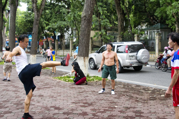 Sporten op straat