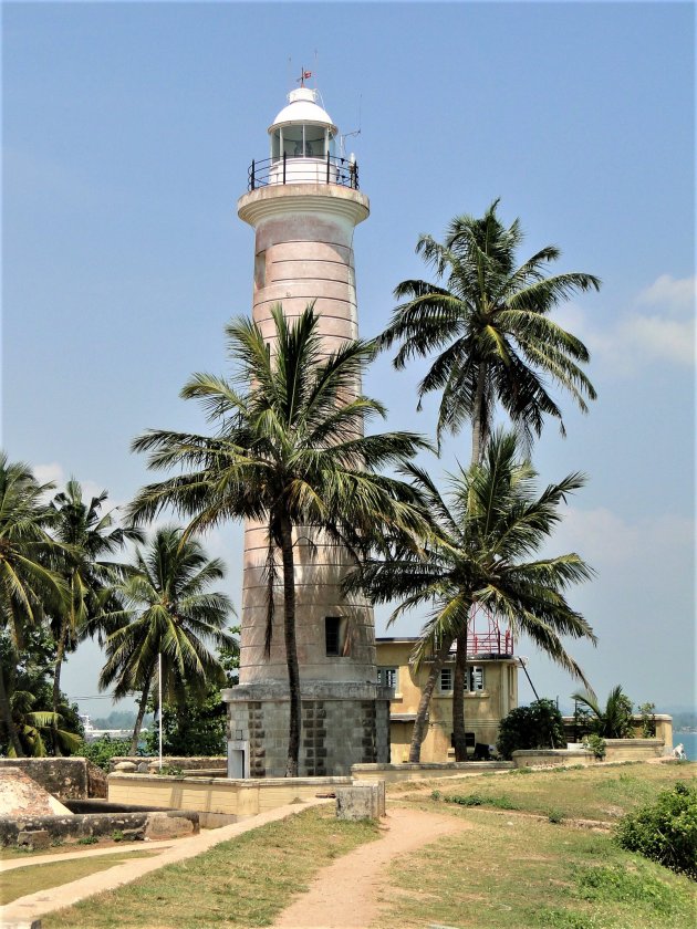 Vuurtoren op Galle fort.