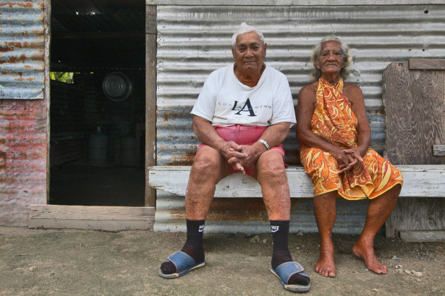 eiland bewoners van huahine