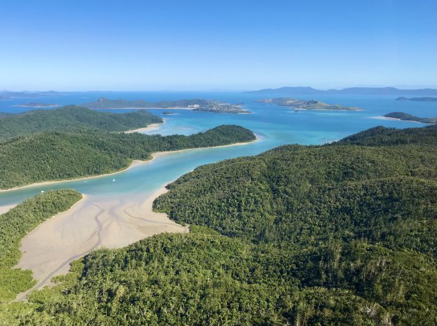 De Whitsundays vanuit de lucht