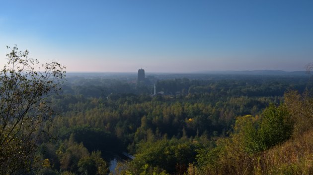 Herfstzon over de Hoge Kempen