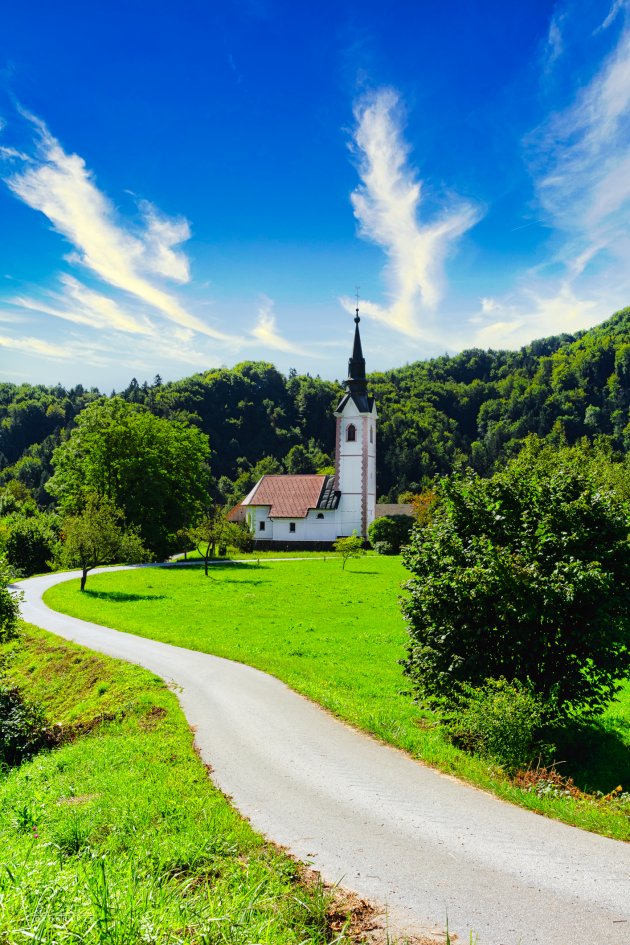 Sloveens kerkje Pri Cerkvi