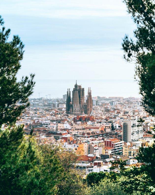 Uitzicht Park Güell