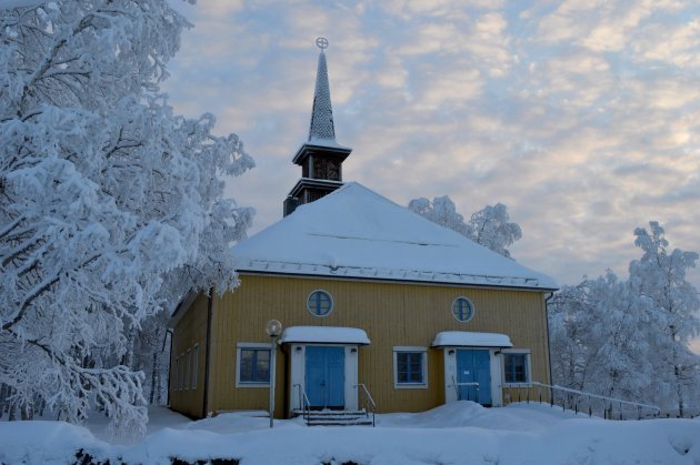 Kleurrijk kerkje