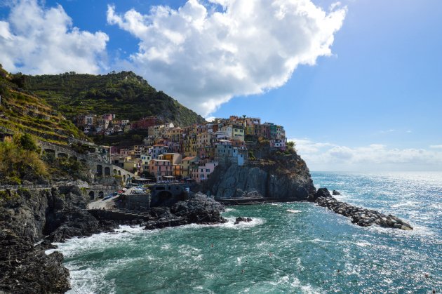 Uitzicht op Vernazza