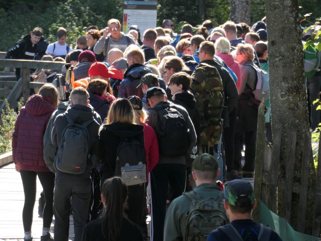 In de rij voor Tatrzanski NP