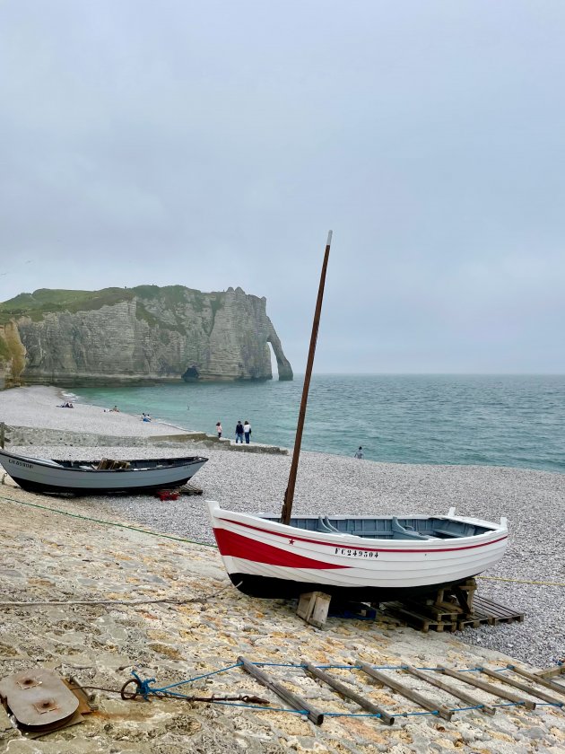 De kust bij Etretat