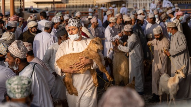 De Geitenmarkt in Nizwa