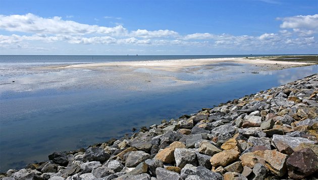 Bij de Balummerbocht op Ameland