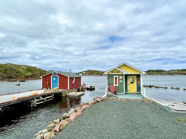 Boothuisjes op Newfoundland