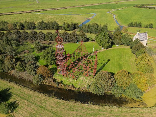 Luchtspiegeling van de voormalige state