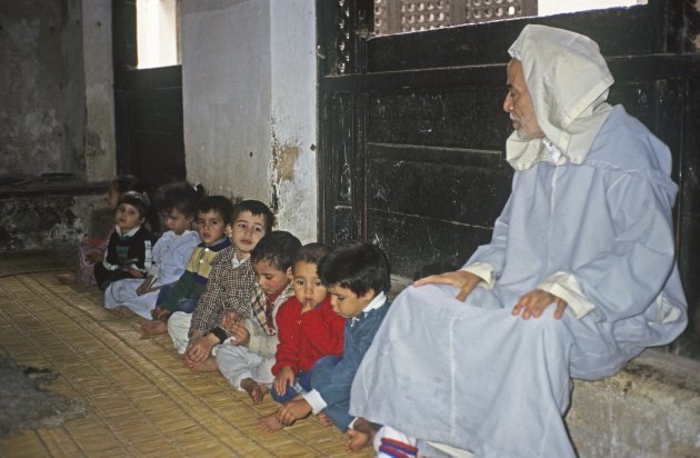 Schooltje in Peshawar Pakistan