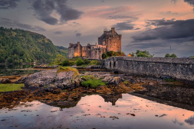 Reflectie bij Eilean Donan