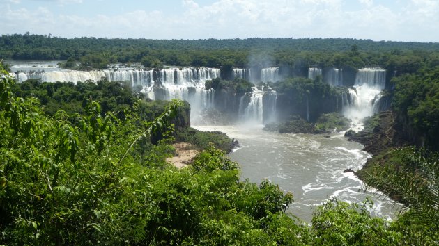 Iquacu de breedste waterval ter wereld.