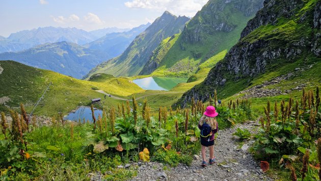 Kindvriendelijke wandeling naar Kälbersee en Schwarzsee