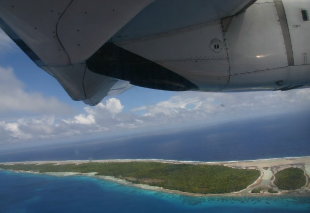 rangiroa vanuit de lucht