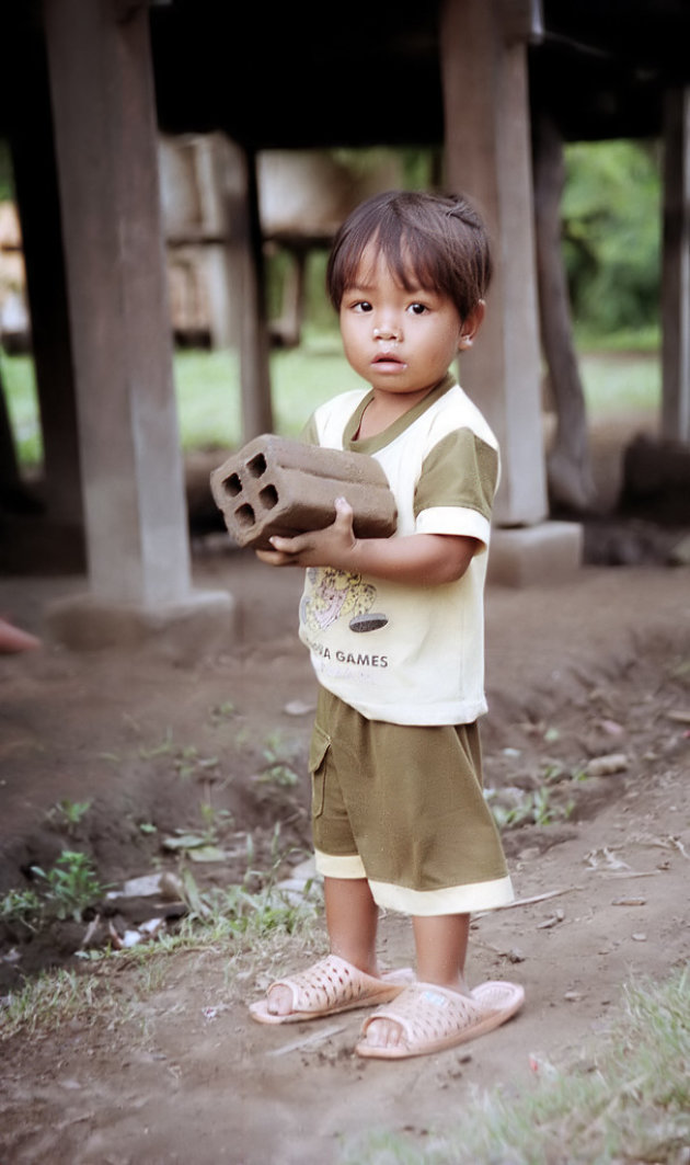 Brick with Boy