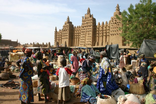 markt in Djenne