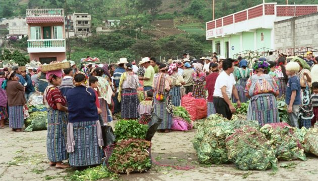 De markt in Zunil